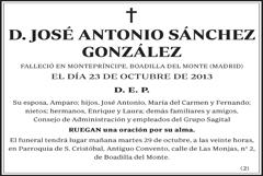 José Antonio Sánchez